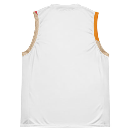 Eco-Friendly Vibrant Miami South Beach Recycled Basketball Jersey: Play in Paradise Style